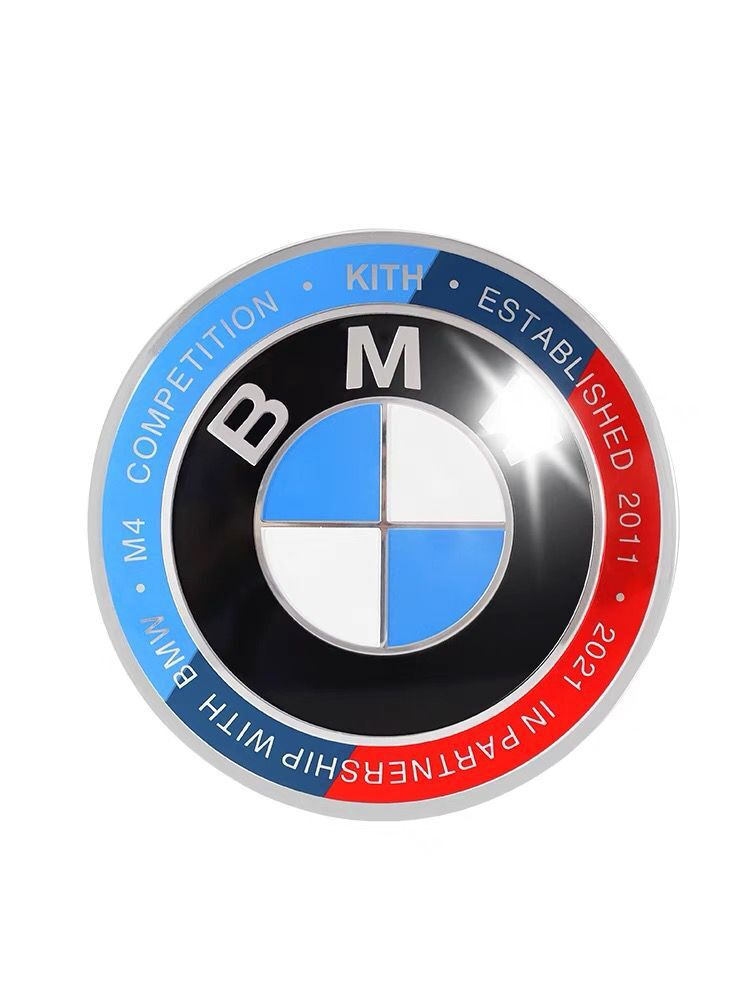 适用bmw宝马前后车标1系3系5系引擎盖标志x5x6改装限量联名轮毂盖