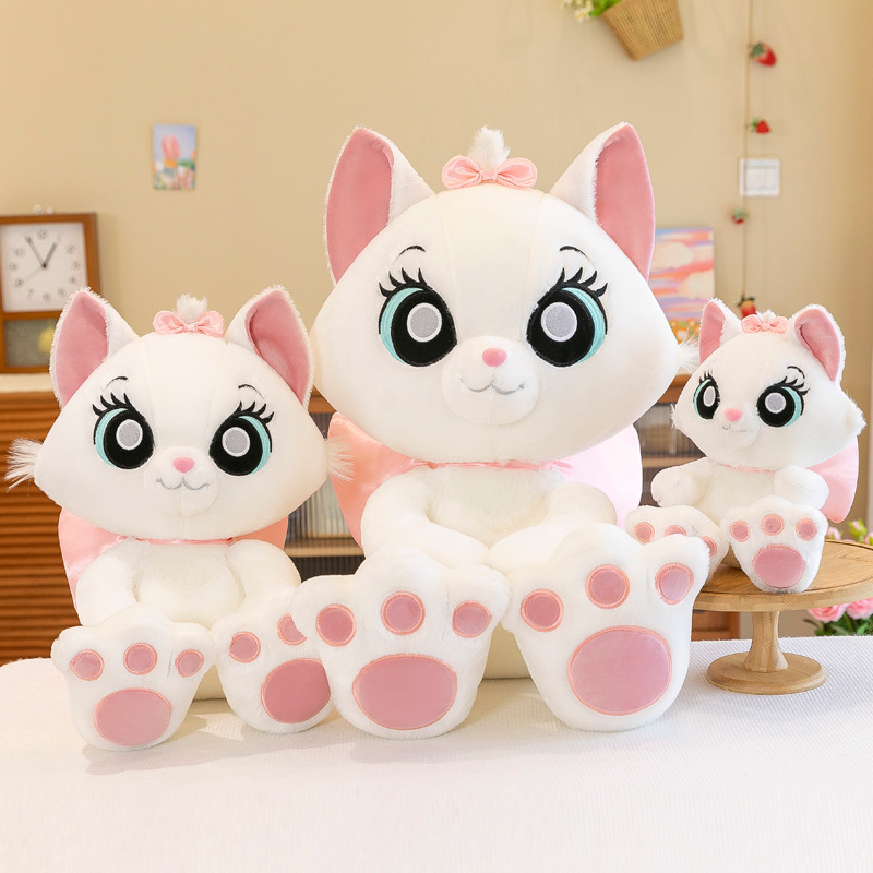 toysMary Cat Plush Doll Cartoon Cat Doll Girlfriends' Gift Send Couple Sleeping Pillow on Bed Ragdoll Gift