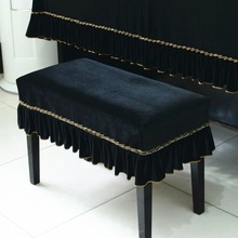 防尘套全罩单欧式椅子垫升降简约现代琴凳丝绒加厚双人钢琴凳