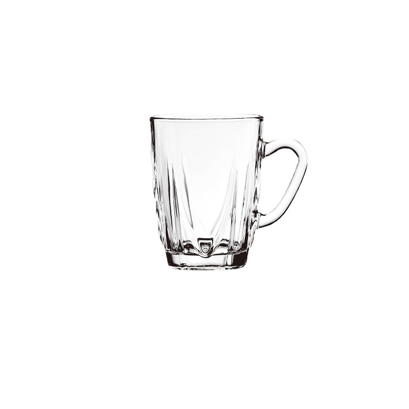 New Transparent Glass Cup Creative with Handle Hot Drink Handle Cup Water Cup Scented Tea Cup Coffee Cup in Stock Wholesale