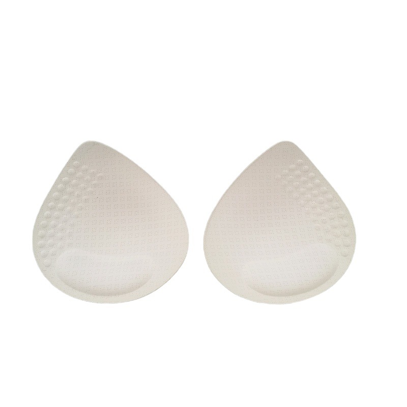 Chest Pad Latex Pad Drop Shape Underwear Bra Inserts Wholesale Thailand Soft Sports Bra Pad Yoga Clothes Chest Pad