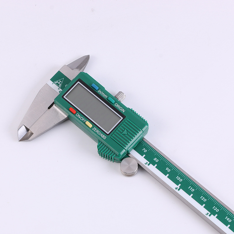 通和绿色abs工业款卡尺 0-150/200/300mm数显游标卡尺oem定制批发