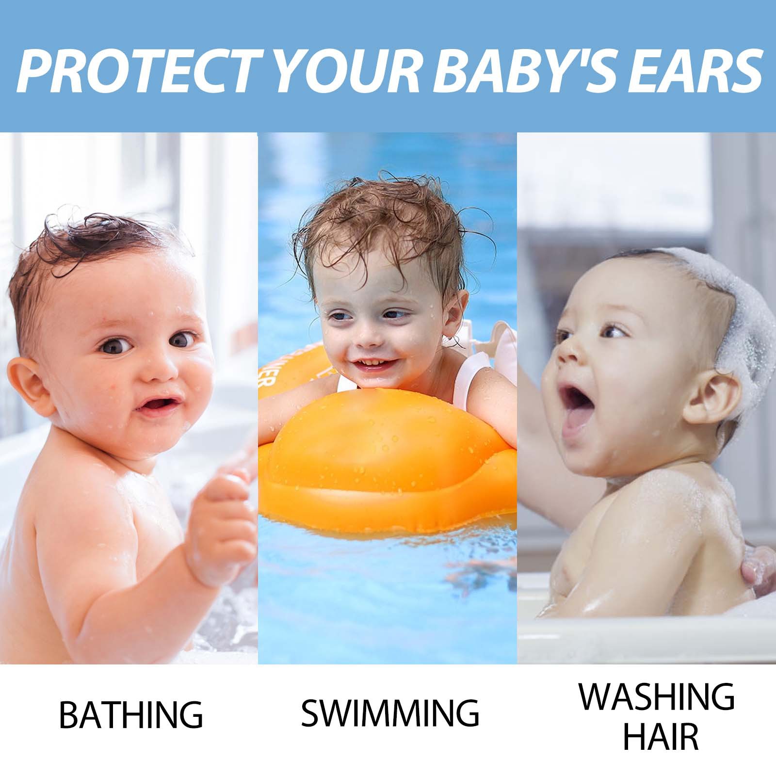 Wiieey Baby Waterproof Earmuffs