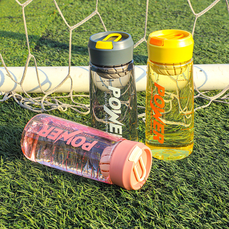 fitness sports plastic tea cup outdoor double drinking cup small capacity sports bottle men‘s and women‘s summer portable water cup drop-resistant