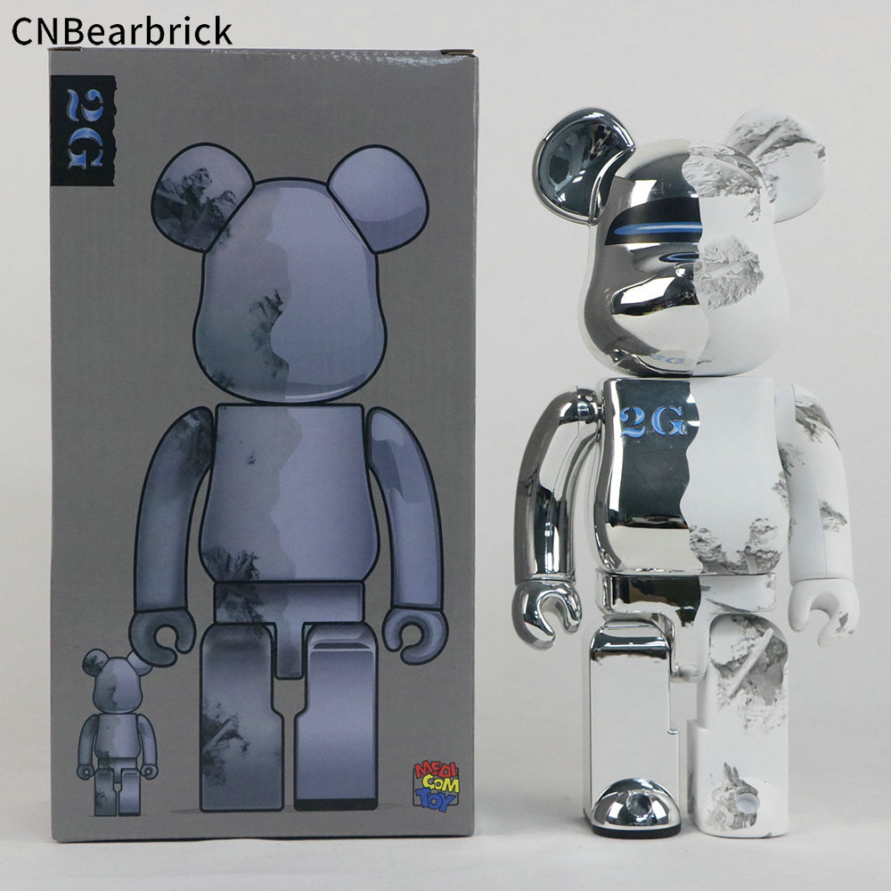bearbrick 400%空山基2g积木熊潮玩公仔玩偶abs关节响暴力熊摆件