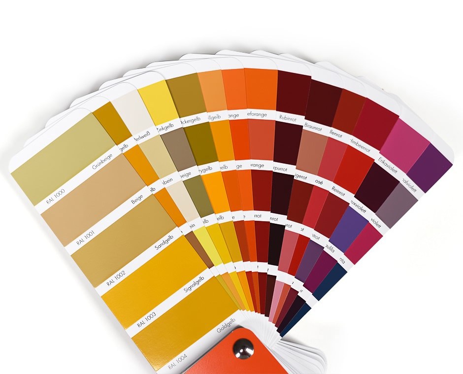 2021新版ral劳尔色卡扇形高光印刷油漆涂料设计师通用色卡便携式