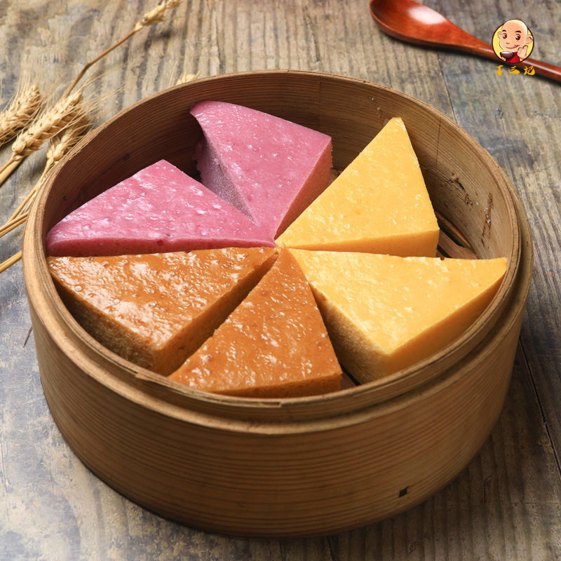 红糖发糕广式马拉糕三角形松糕点心 速冻早餐半成品5斤装24块营养