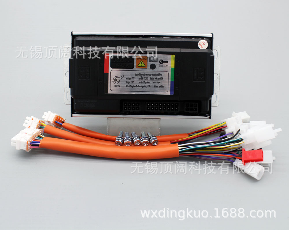 votol蓝德电动车电摩智能正弦波em35电机控制器72v60a弱磁72200