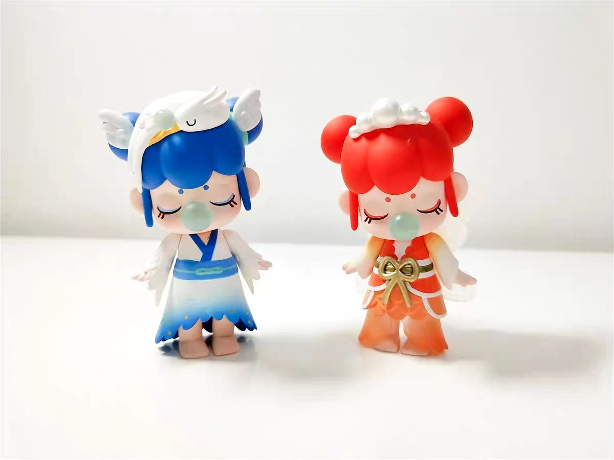 nanci囡茜林深不知处与子成说盲盒狐仙虞姬少女心手办一套全套娃