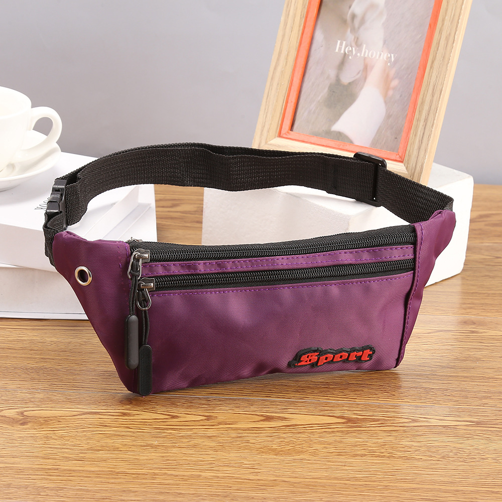 Leisure Sports Waist Bag Workout Outdoor Running Crossbody Bag Multifunctional Coin Purse Men's Cell Phone Belt Bag in Stock