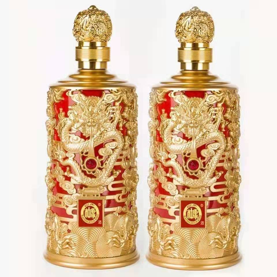 白水杜康龙瓶龙尊原浆年份封坛龙优90浓香型白酒 送礼婚宴用酒