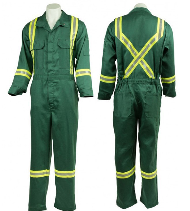 春秋全棉长袖阻燃工作服套装男焊工服劳保服电工防火花煤矿防护服