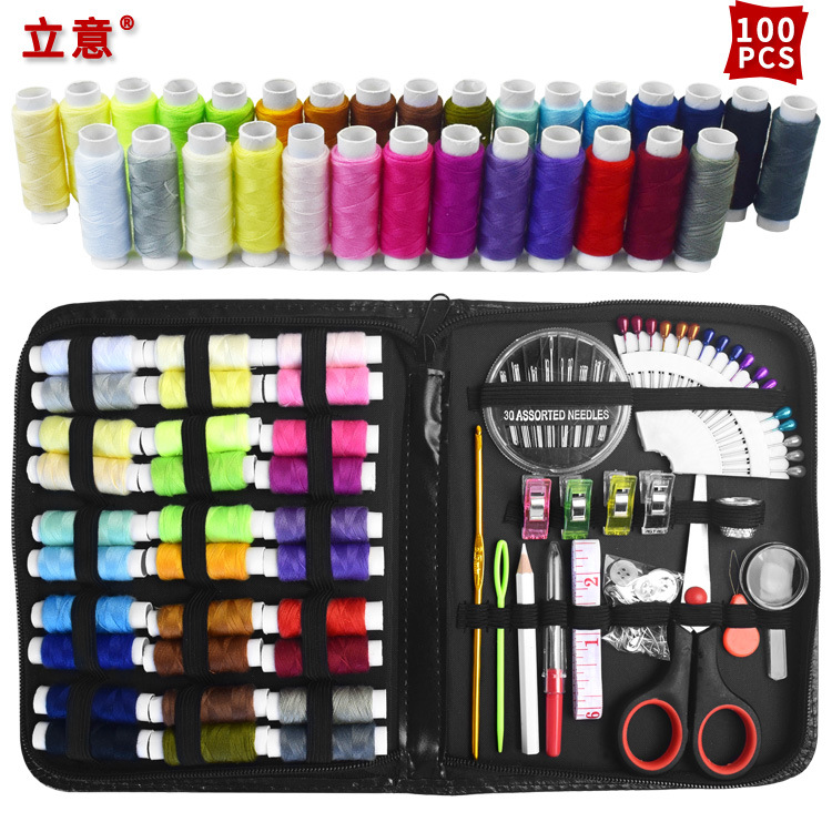 Cross-Border Hot Sale Sewing Kit Oversized Sewing Kit 112 Pieces 183 Pieces 200 Pieces 206 Pieces 226 Pieces in Stock Wholesale