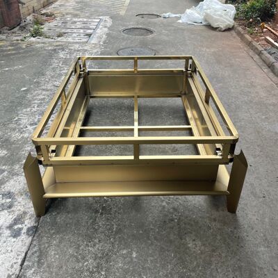 厂家供应不锈钢电镀茶几架边几架 长方形客厅角几底座颜色可定制