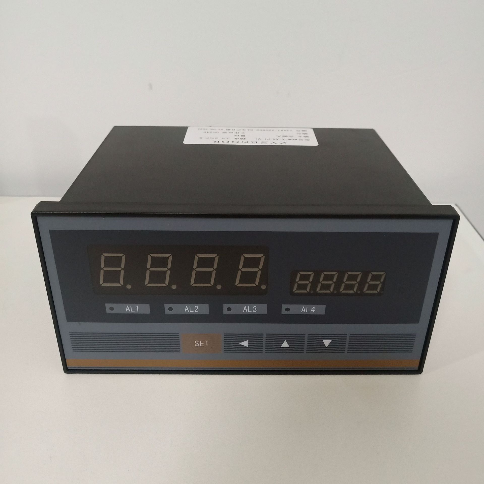 zysensor单通道数显表 4-20ma输入 dc24v 双4位led 4点报警继电器