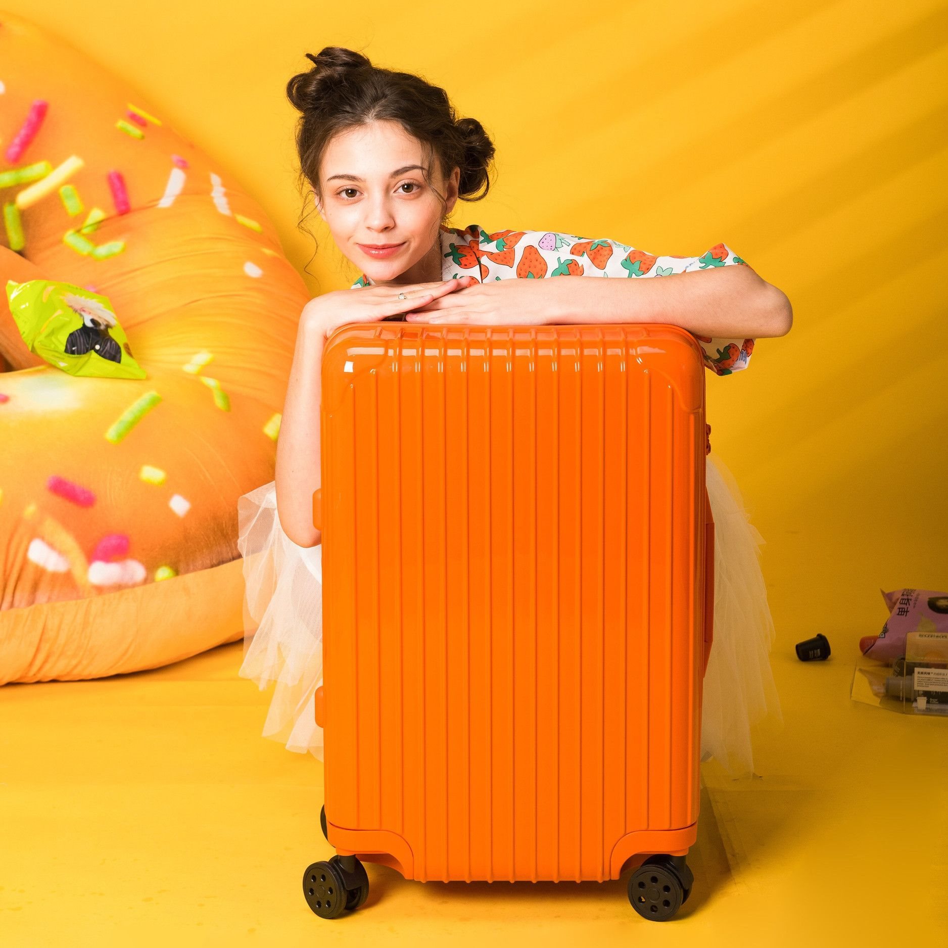 行李箱女ins潮网红新款糖果色24韩版学生密码旅行箱男20寸拉杆箱