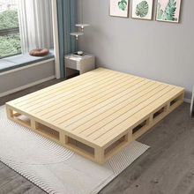 日式矮床无床头榻榻米床架子实木床硬板床垫排骨架落地护腰床板