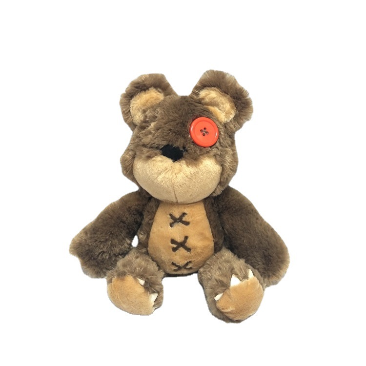 跨境外贸定制安妮熊毛绒玩具填充棉布绒玩偶熊仔