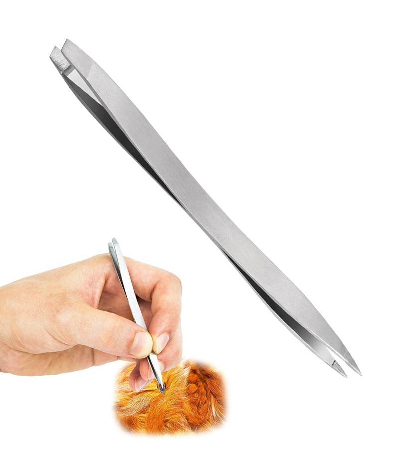 不锈钢蜱虫夹宠物狗虱夹子3件套装猫咪跳蚤镊子捉虫小篦子夹工具