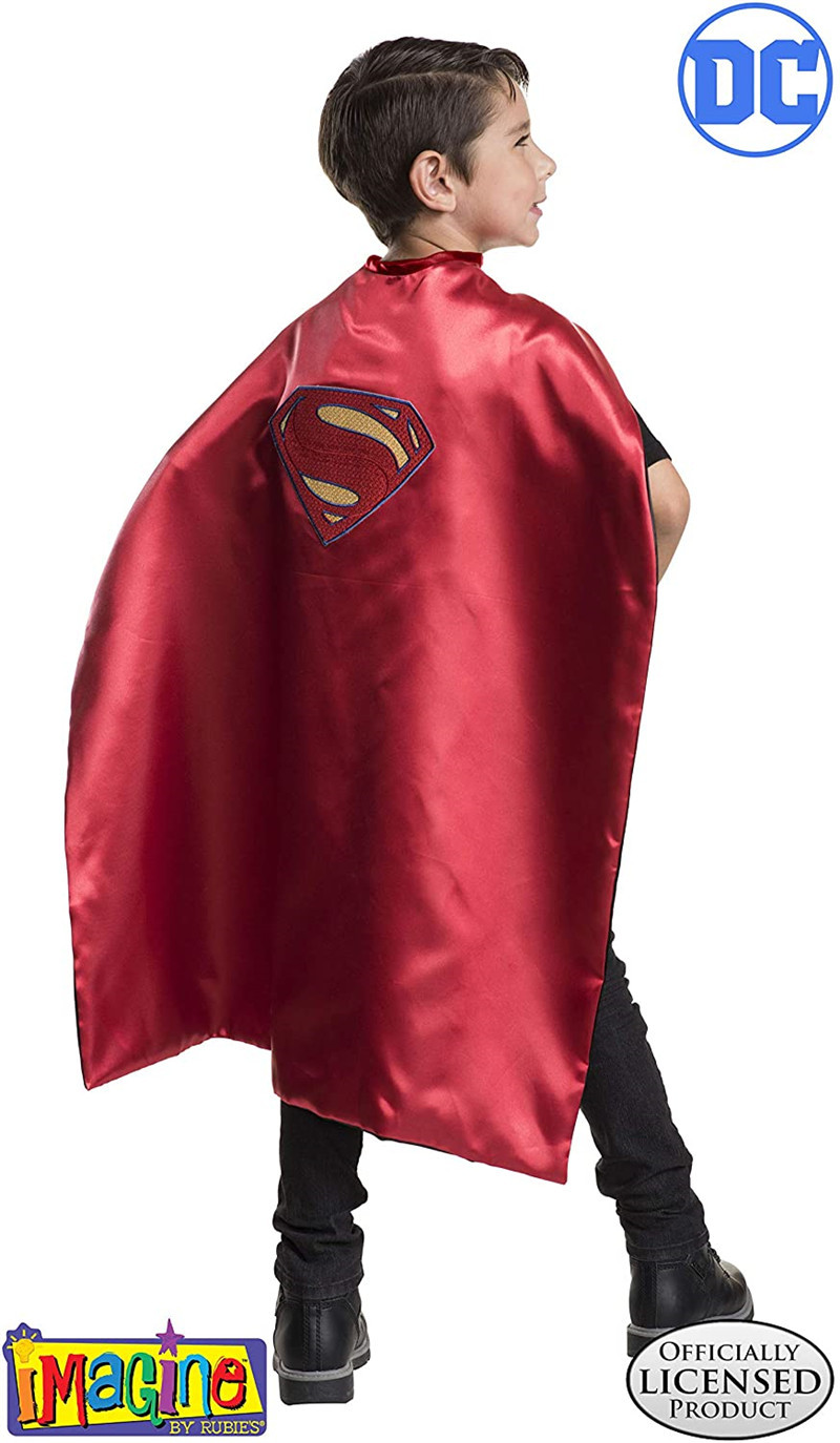 角色扮演正义联盟超人斗篷奥特曼披肩短款万圣节儿童披风双层披肩