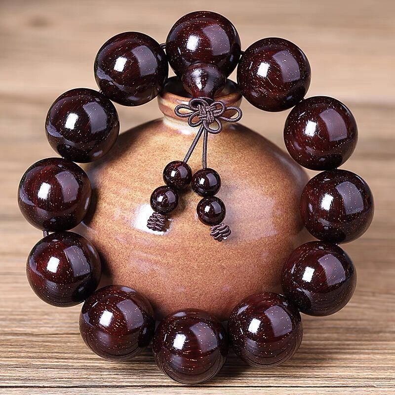 正宗印度小叶紫檀手串男款2.