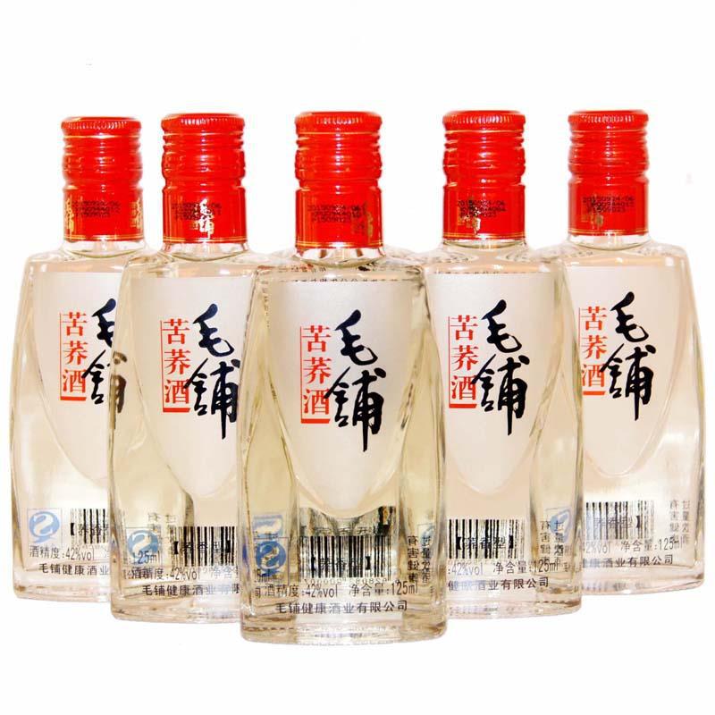 湖北特产劲牌中国劲酒毛铺苦荞酒125ml*6瓶带盒子包邮快递到家