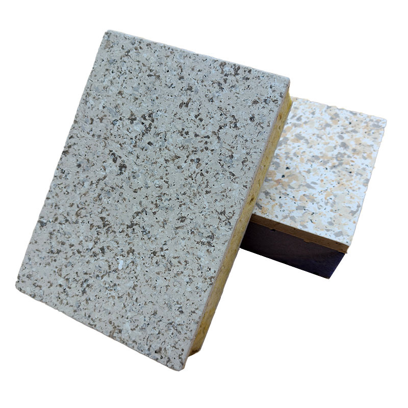 外墙装饰一体板 真石漆水包水陶瓷薄板 仿石材装饰一体板量大优惠