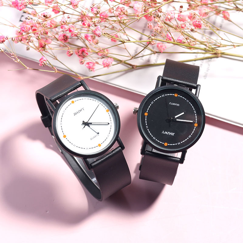 jinjwy女学生韩版简约个性情侣手表夜光防水森系少女心百搭潮流表