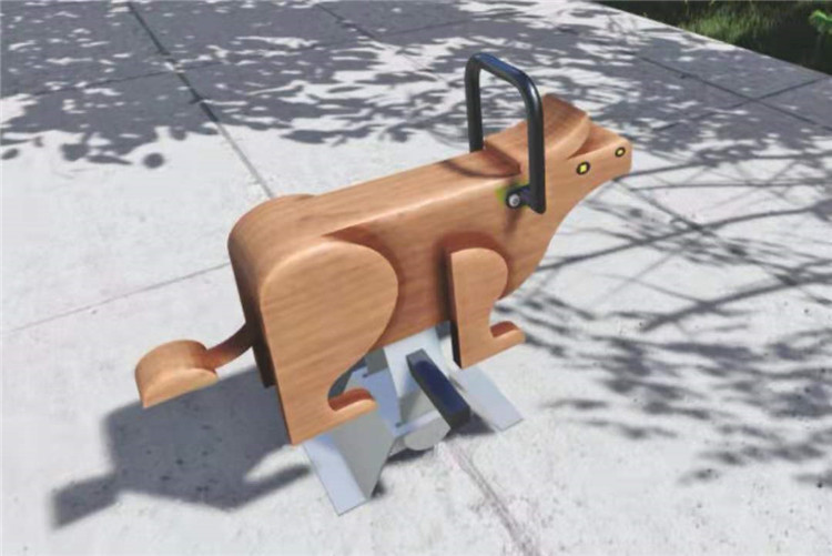 弹簧木质摇摇马儿童摇摇乐幼儿园户外公园小区游乐场动物造型木马