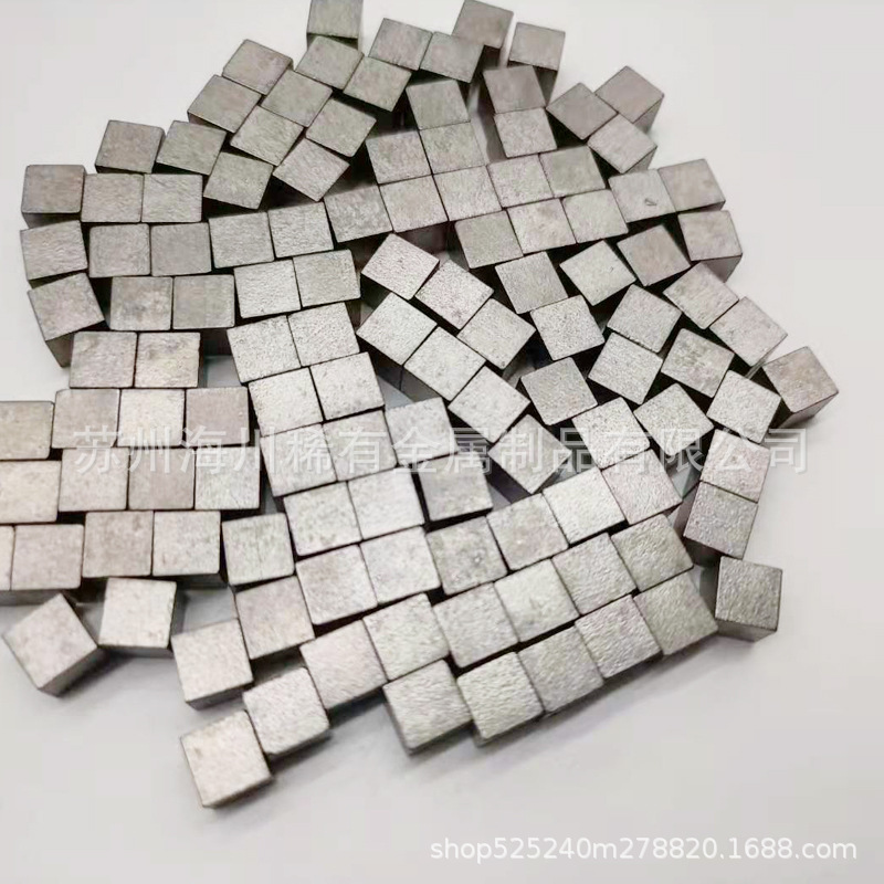 定制钨基高比重合金立方体块四面磨光 95钨镍铁机械配重球交期快