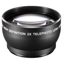 55MM 2X 增距镜 附加镜头 适用宾得 尼康 索尼 18-55镜头