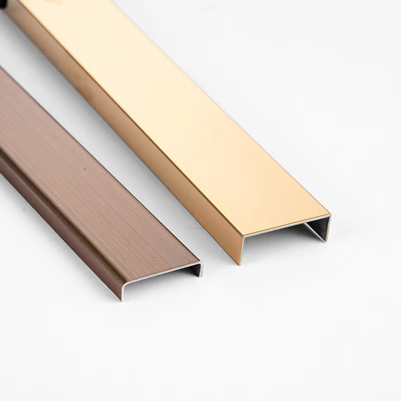 供应金属不锈钢装饰线条 踢脚线吊顶背景墙u型条 t型条装饰护角线