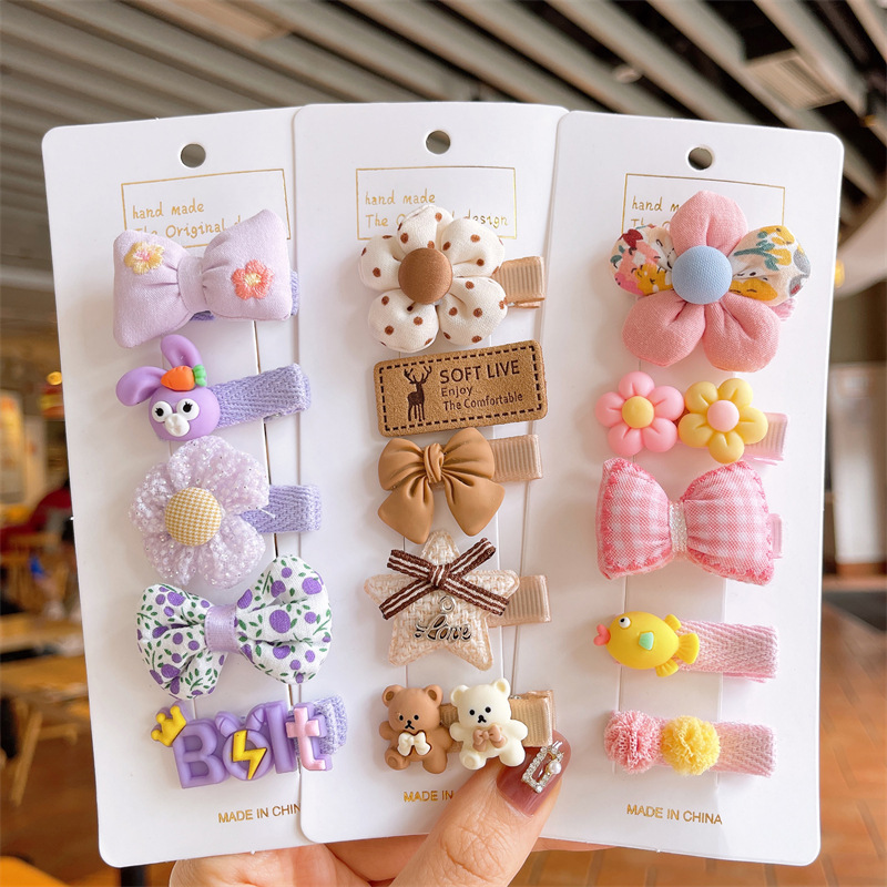 Baby Hair Clips Baby Girl Hair Accessories Children Little Girl Hairclip Does Not Hurt Hairpin Infant Clip Hair Volume Less