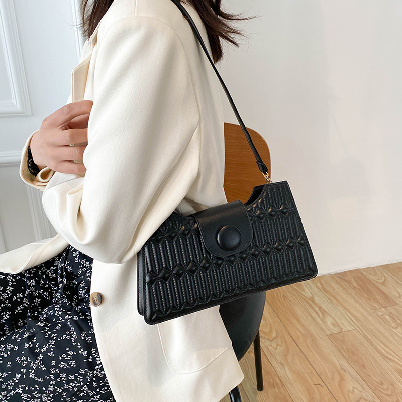 Bag 2022 Spring and Autumn New Fashion High Quality Crossbody Bag Women's All-Match Ins Shoulder Bag Oblique Simple Underarm Bag