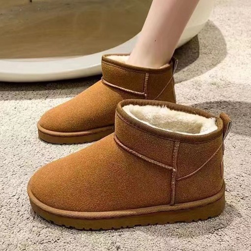 Snow Boots Women's Shoes Boots Velvet Shoes Thick Cotton Shoes Winter Winter Boots Women's Outer Wear Ugg Platform Martin Boots