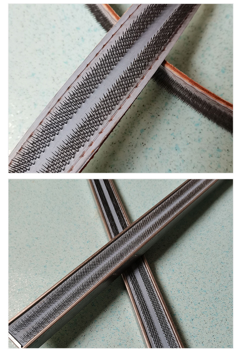 供应工业无纺设备配件 梳理机针布钢丝刷条 清理道夫弯角弹性针布