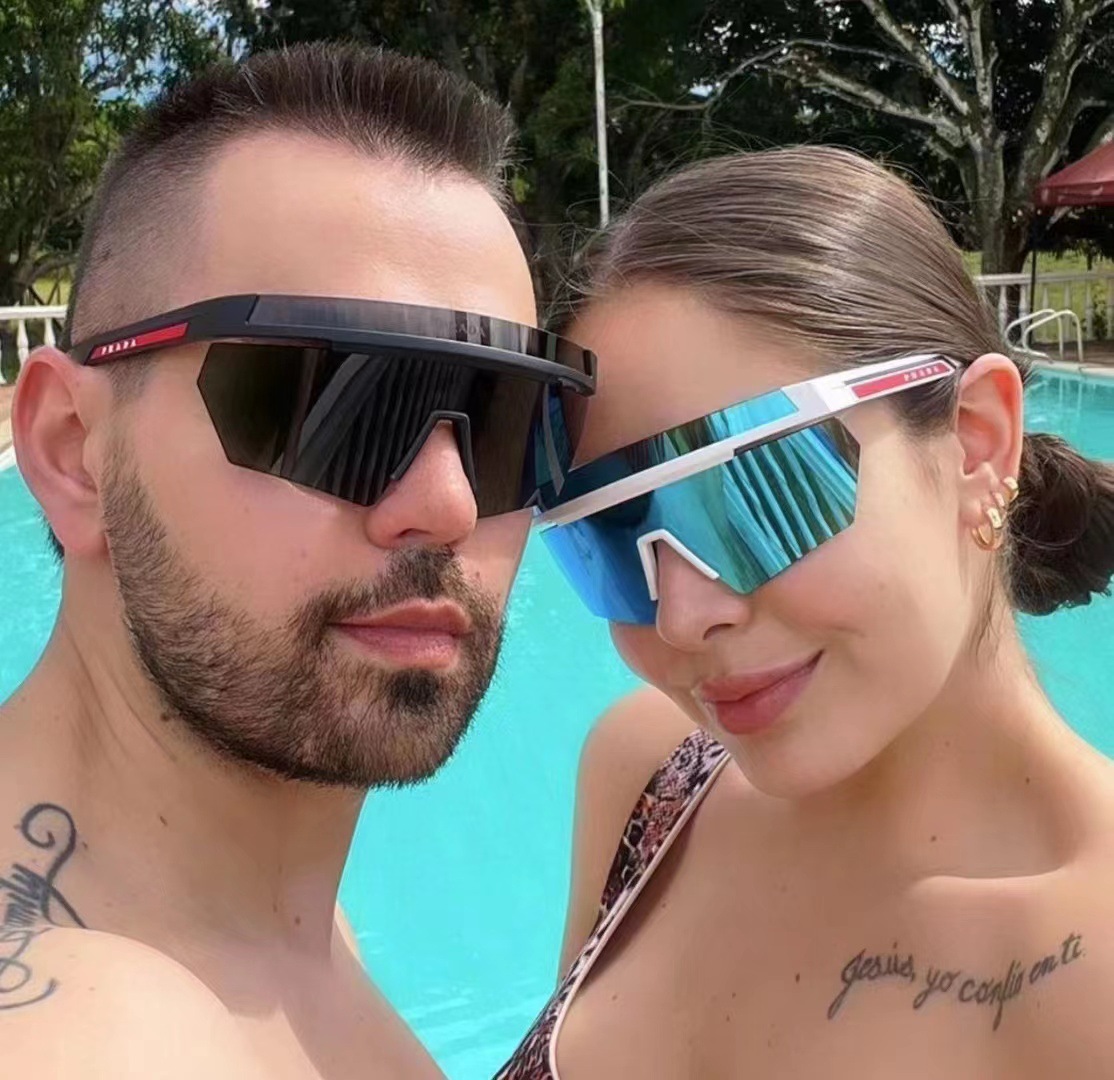 SPS01一片式超大框连体复古太阳镜摩登魅力封镜潮流街拍跨境墨镜