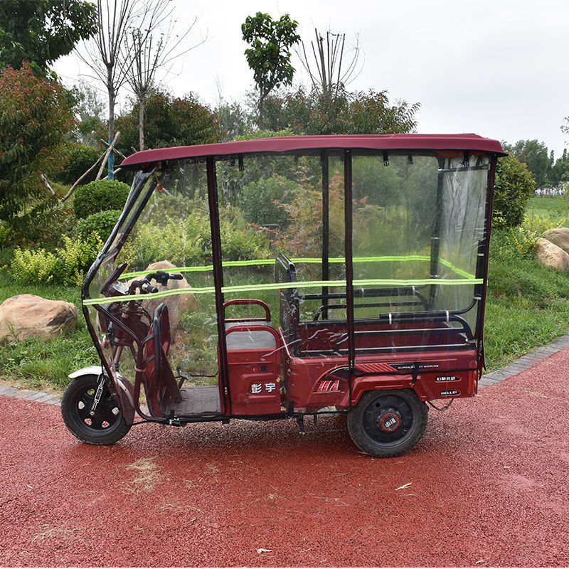 三轮车雨棚电动三轮车棚雨蓬挡风防寒车雨蓬封闭单独雨帘复合顶棚