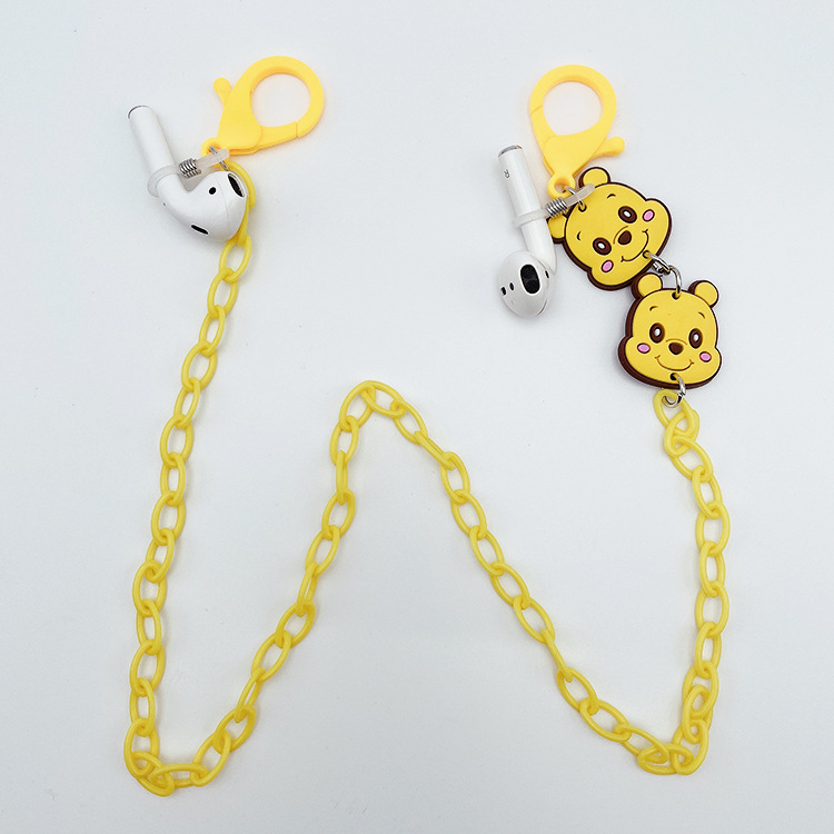 Cross-Border Acrylic Mask Chain Candy Color Anti-Lost Glasses Cord Cartoon Doll Headset Lanyard Children Adult Same Style