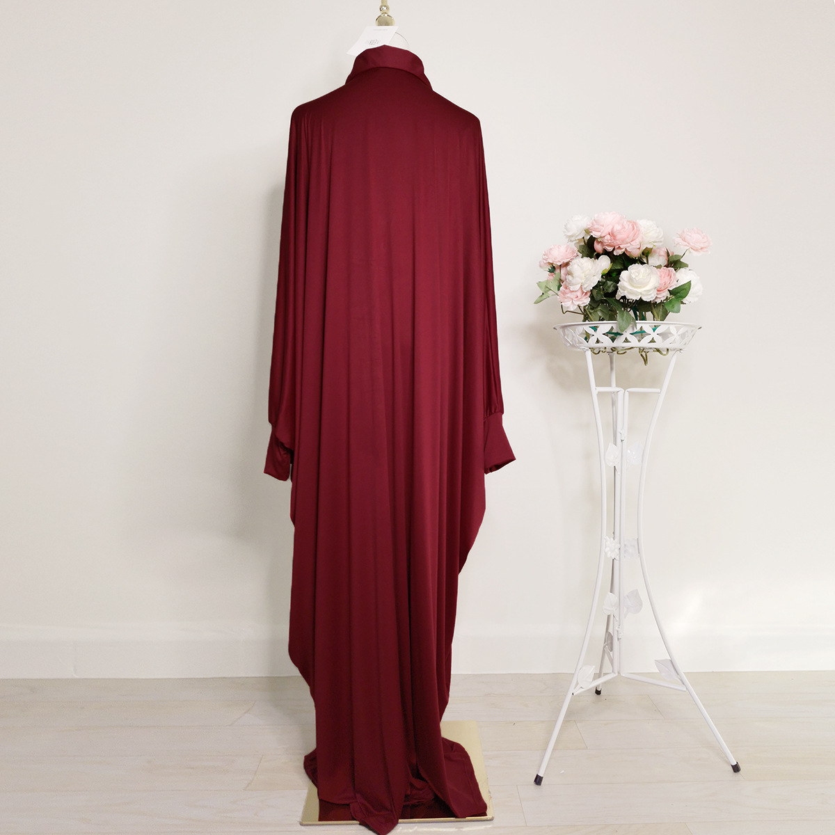 现货速卖通东南亚女装迪拜沙特阿拉伯纯色蝙蝠袖大罩袍开衫xy001