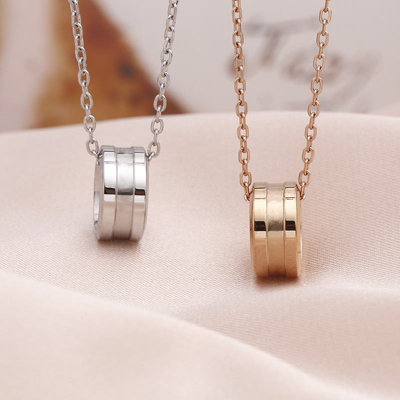 简约时尚精工版钛钢dw吊坠新款万花筒项链女不掉色【50条包邮】