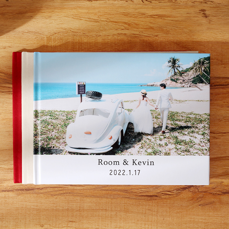 批发软纸精装册图片封面布艺照片书结婚相册画册diy杂志本