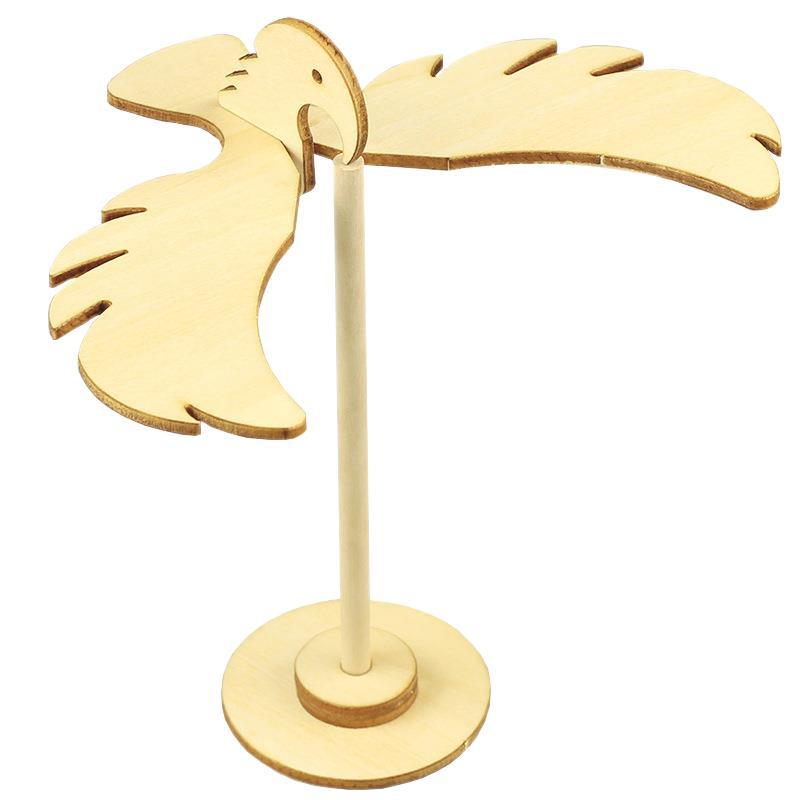 diy科技小制作小发明木制平衡鸟 学生实验玩教具材料科教玩具