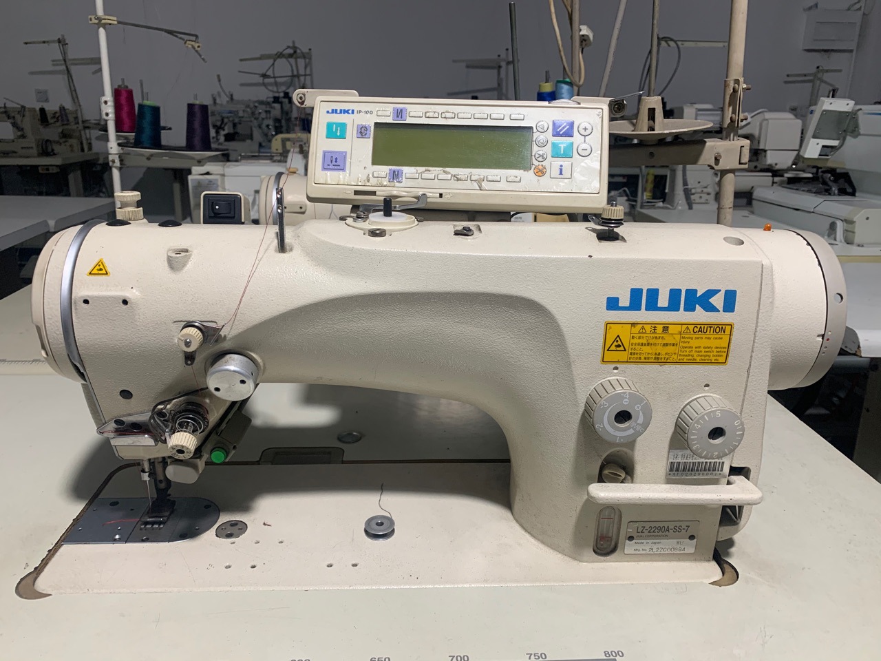 日本重机缝纫机lz-2290a-ss-7直驱高速电子曲折缝自动切线人字车