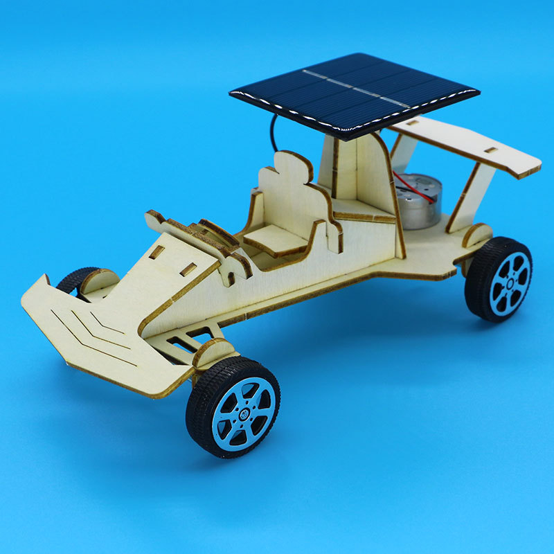 diy科技小制作小发明中小学生手工拼装模型太阳能车 物理实验材料