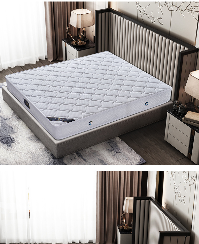 独立精钢弹簧床垫经济型20公分加厚1.8米床1.5米3e椰棕垫软硬适中