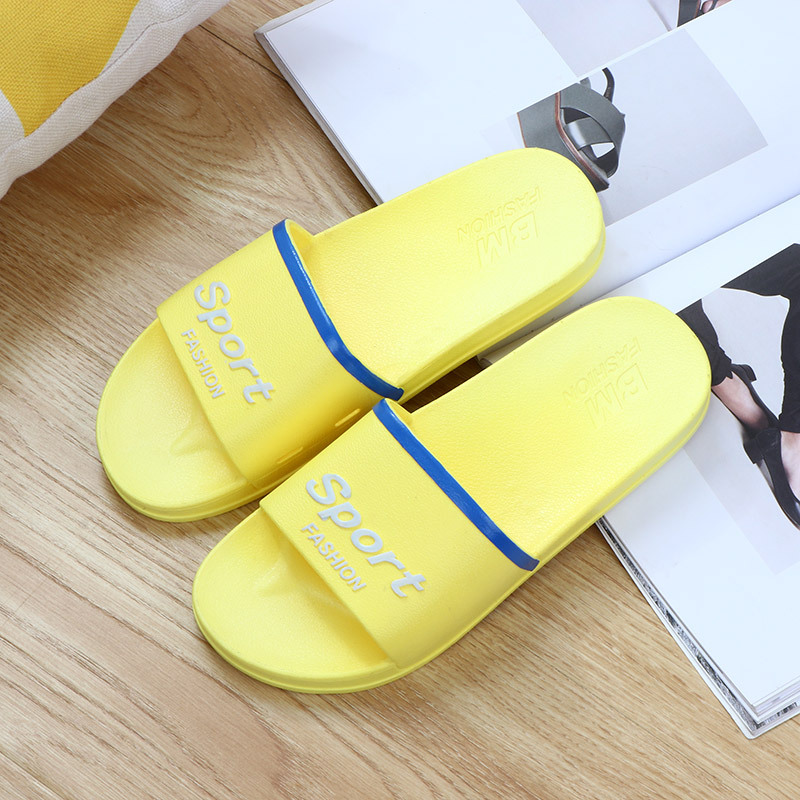 New Slippers Home Summer Men's Outdoor Non-Slip Thick Bottom Couple Soft Bottom Leisure Sports Slippers Home Wholesale