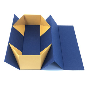 一片式折叠盒定做加印logo精美礼物盒磁铁翻盖礼品包装盒伴手礼盒