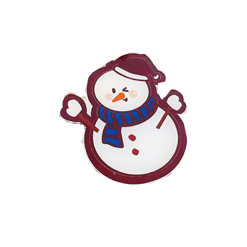 新款现货圣诞胸针可爱卡通亚克力学生徽章原节日ins风小物胸章