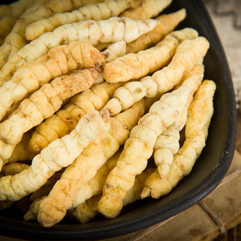 中药材 草石蚕 地蚕 土冬虫草 泽兰根 白虫草花草茶500克包邮